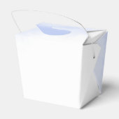 Gefälligkeitsbox für Babydusche mit Mandarine Geschenkschachtel (Rückseite)