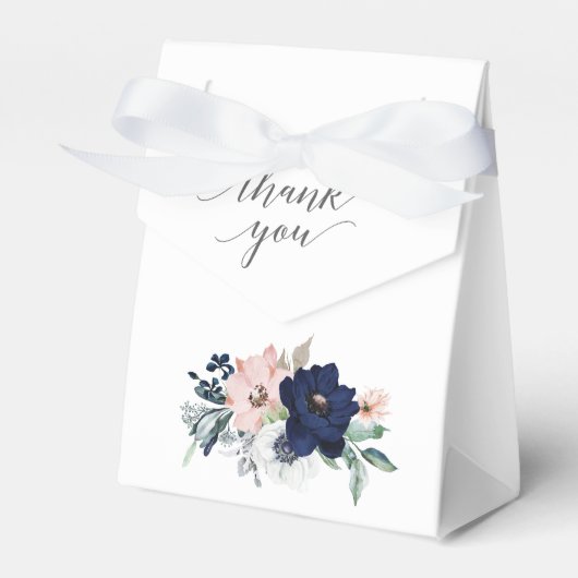 Gefälligkeitsbox für Navy Blooms Geschenkschachtel (Vorderseite)