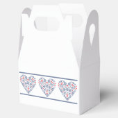 Gefälligkeitsbox für traditionelle Volksherz Geschenkschachtel (Geöffnet)