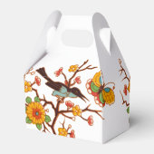 Gefälligkeitsbox für Vögel und Schmetterlinge Geschenkschachtel (Rückseite)
