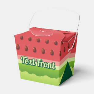 Gefälligkeitsbox für Wassermelone Geschenkschachtel