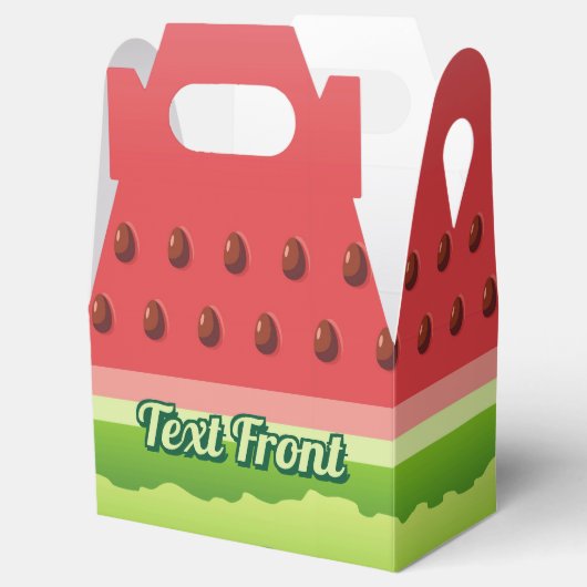 Gefälligkeitsbox für Wassermelone Geschenkschachtel (Geöffnet)