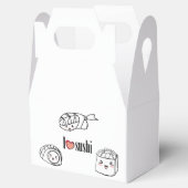 Gefälligkeitsbox - I Liebe Sushi Geschenkschachtel (Geöffnet)