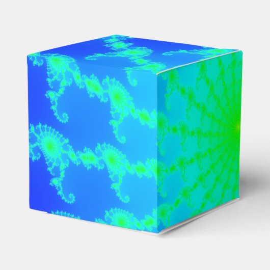 Gefälligkeitsbox mit Mandelbrot-Fraktal Geschenkschachtel (Rückseite)