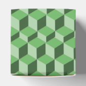 Gefälligkeitsbox - Optische Illusion in grün Geschenkschachtel (Oben)