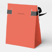 Gefälligkeitsbox "Orange Burst" Geschenkschachtel (Rückseite)