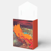 Gefälligkeitsbox "Orange Burst" Geschenkschachtel (Geöffnet)