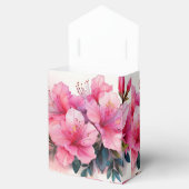 Gefälligkeitsbox - Rosa Azaleen Geschenkschachtel (Geöffnet)