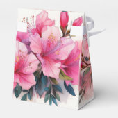 Gefälligkeitsbox - Rosa Azaleen Geschenkschachtel (Rückseite)