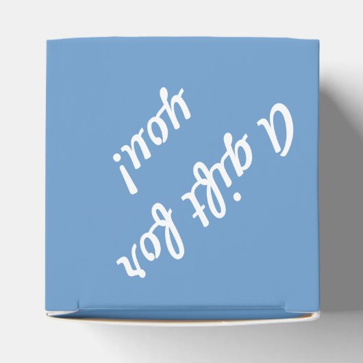 Gefälligkeitsbox - Sparrow in Pflaumenbaum Geschenkschachtel (Oben)