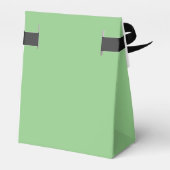 Gefälligkeitsbox Zelt Style Light Green Geschenkschachtel (Rückseite)