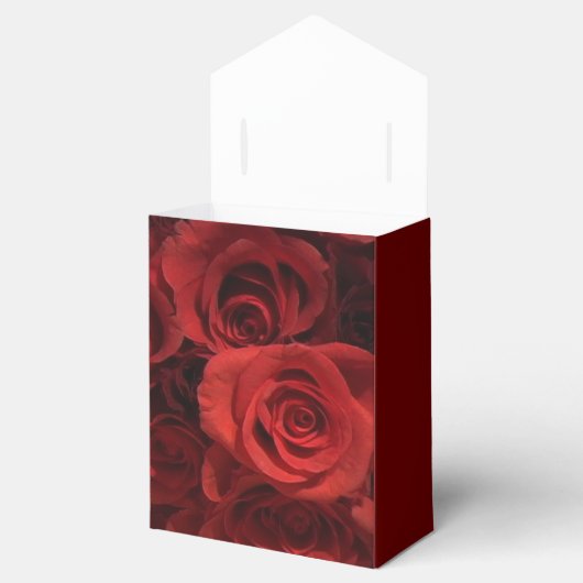Gefälligkeitsbox Zent Style-Rote Rosen Geschenkschachtel (Geöffnet)