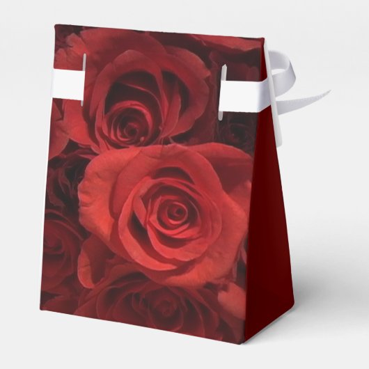 Gefälligkeitsbox Zent Style-Rote Rosen Geschenkschachtel (Rückseite)