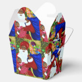 Gefälligkeitsboxen - Ausgehen - Schwarze Weihnacht Geschenkschachtel (Geöffnet)