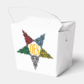 Gefälligkeitsboxen der Eastern Star Geschenkschachtel (Rückseite)