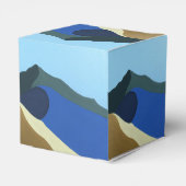 Gefälligkeitsboxen Farben des Mt Tamalpias Malerei Geschenkschachtel (Rückseite)