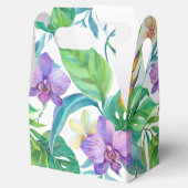 Gefälligkeitsboxen für tropische Orchideen Geschenkschachtel (Geöffnet)