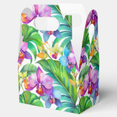 Gefälligkeitsboxen für tropische Orchideen Geschenkschachtel (Geöffnet)