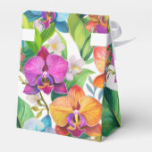 Gefälligkeitsboxen für tropische Orchideen Geschenkschachtel (Rückseite)