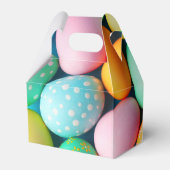 Gefälligkeitsboxen - Ostereier gestrichen Geschenkschachtel (Rückseite)