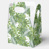 Gefälligkeitsboxen - Tropische Blätter Geschenkschachtel (Geöffnet)