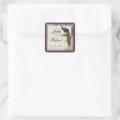 Gefälligkeitskennzeichnung Sticker - Vintager Pfau (Tasche)