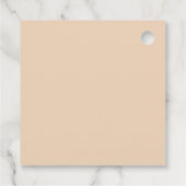 Gefälligkeitstag für Taufe von Tochter Geschenkanhänger (Rückseite)