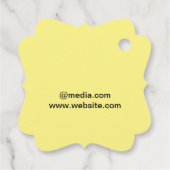 Gefälligkeitstags Geschenkanhänger (Rückseite)