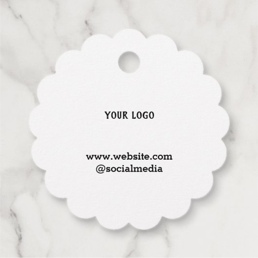 Gefälligkeitstags Geschenkanhänger (Rückseite)