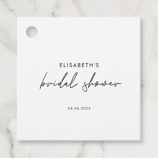 Gefälligkeitstags Geschenkanhänger (Vorderseite)