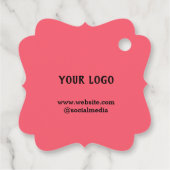 Gefälligkeitstags Geschenkanhänger (Rückseite)