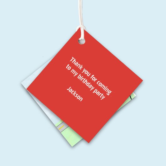 Gefälligkeitstags Geschenkanhänger