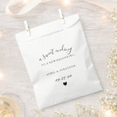 Gefälligkeitstasche - Ein süßes Ende Geschenktütchen (Ausgeschnitten)