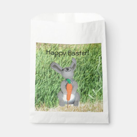 Gefälligkeitstasche - Osterkaninchen Geschenktütchen (Vorderseite)