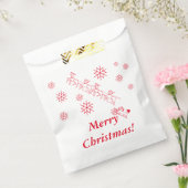 Gefälligkeitstasche - Santa und Schlitten in Schne Geschenktütchen (Versiegelt)