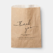 Gefälligkeitstaschen für modernes Brautparty Geschenktütchen (Vorderseite)