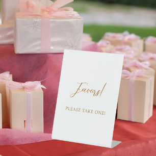 Gefälligkeitsunterschrift für Hochzeitsskripte Sockelschild