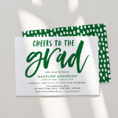 Gefällt dem Abschluss für das Drehbuch "Grad Green Einladung