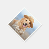 Gefällt den einfachen, modernen Haustieren Foto Ho Serviette (Ecke)