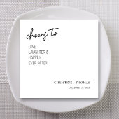 Gefällt der Braut und dem Bräutigam! Hochzeit Serviette