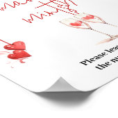 Gefällt der Liebe Brautparty wie viele Mints-Spiel Poster (Ecke)