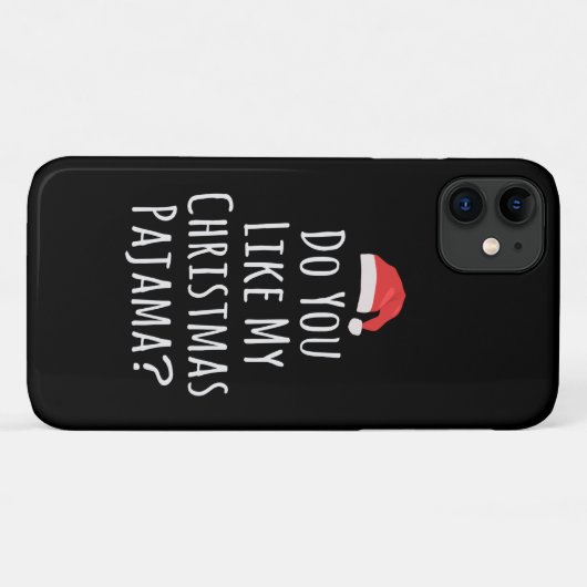 Gefällt dir mein Weihnachts-Pajama? Case-Mate iPhone Hülle (Rückseite (Horizontal))