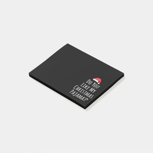 Gefällt dir mein Weihnachts-Pajama? Post-it Klebezettel (angewinkelt)