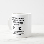 Gefällt es den Leuten nicht, die sich lustig mache Kaffeetasse (Vorderseite Links)