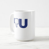 Gefällt es nicht, sich in den sonnigen Mug zu stür Kaffeetasse (Vorderseite Links)