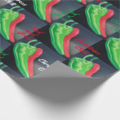 Gefällt Ihnen Ihr Chili Rot oder Grün Weihnachten Geschenkpapier (Ecke)