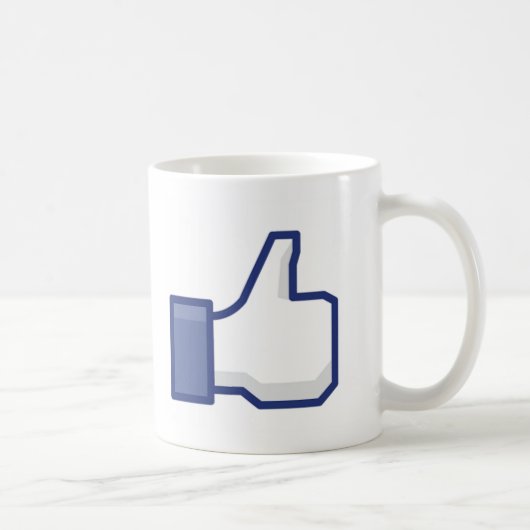 Gefällt mir-Hand Kaffeetasse (Rechts)