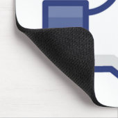 Gefällt mir-Hand Mousepad (Ecke)