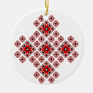Gefälschte Embroidered Christmas Ornament 1