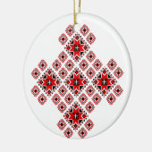 Gefälschte Embroidered Christmas Ornament 1 (Links)